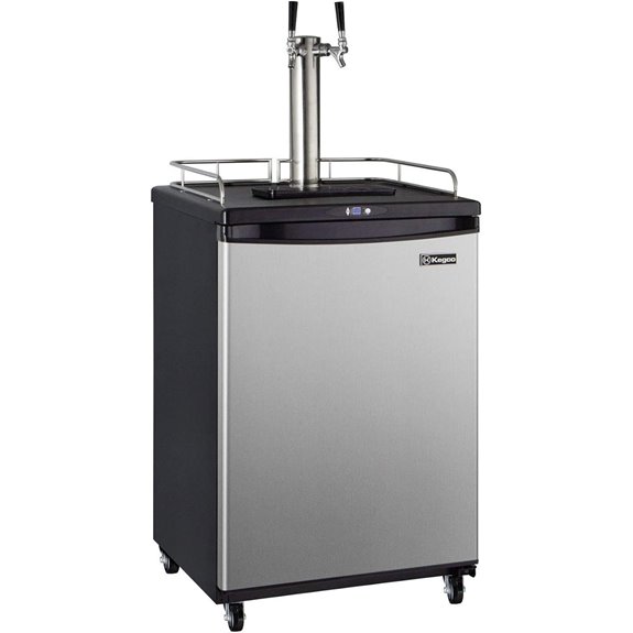Kegco Keg Dispenser Two Faucet Stainless Steel
