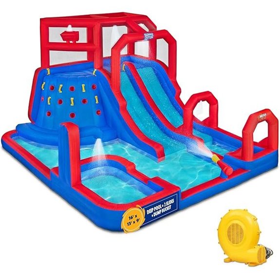 Sunny & Fun Mega Inflatable Water Slide Park