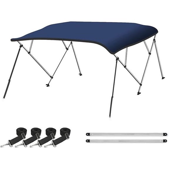 Naviskin 10-Color Bimini Top Cover with Hardware