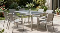 top aluminum outdoor dining sets