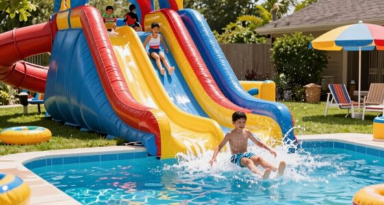 top backyard water slides