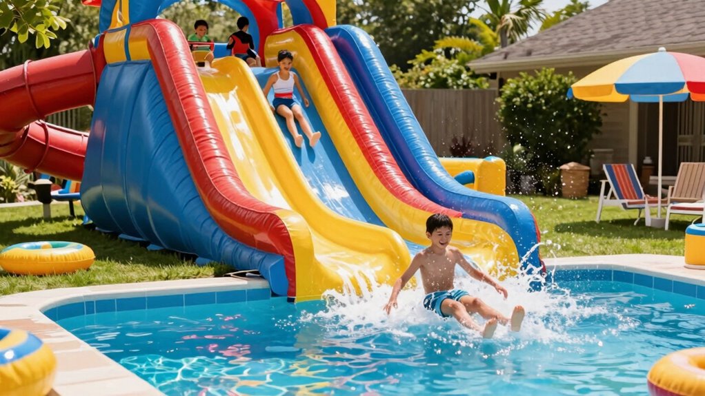 top backyard water slides