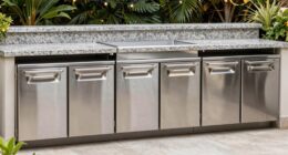 top built in outdoor ice chests