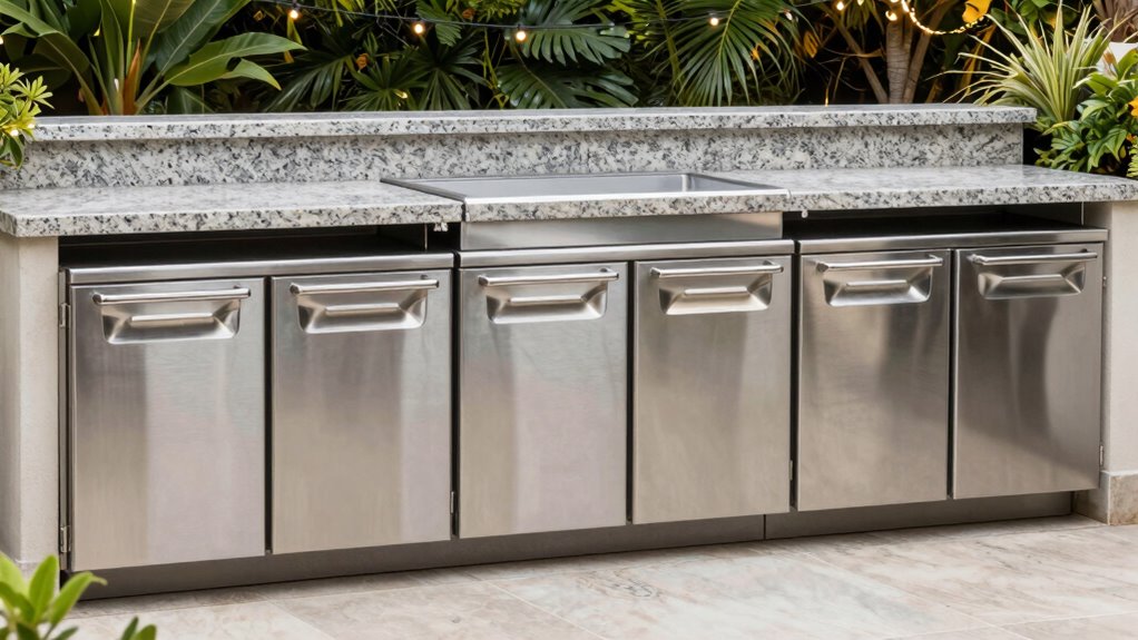 top built in outdoor ice chests