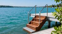 top dock boarding steps