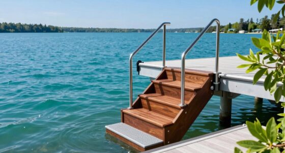 top dock boarding steps