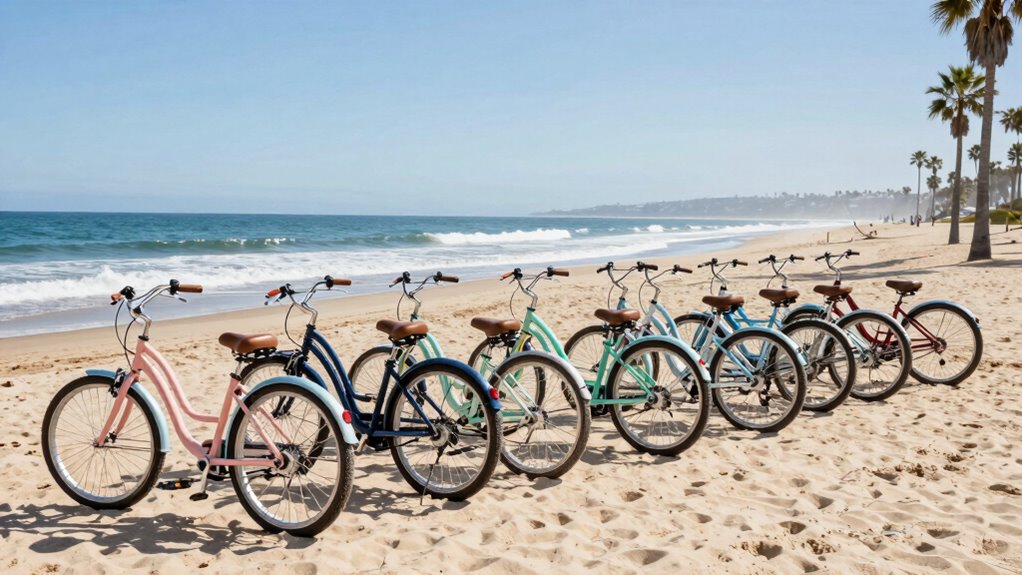 top electric beach cruiser bikes