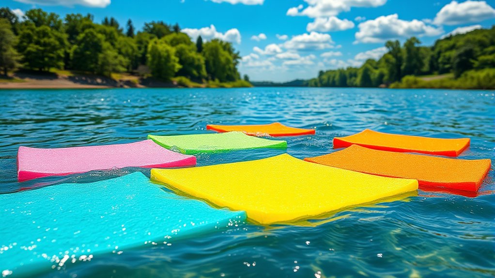 top floating foam mats