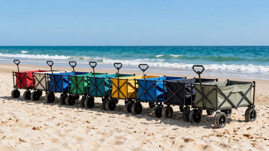 top heavy duty beach carts