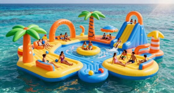 top inflatable floating islands