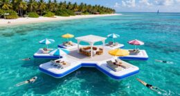 top inflatable floating islands