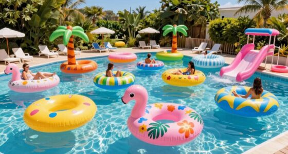 top inflatable pool islands