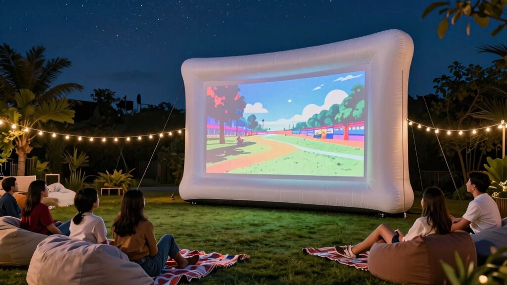 top inflatable projector screens