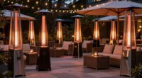 top infrared outdoor heaters