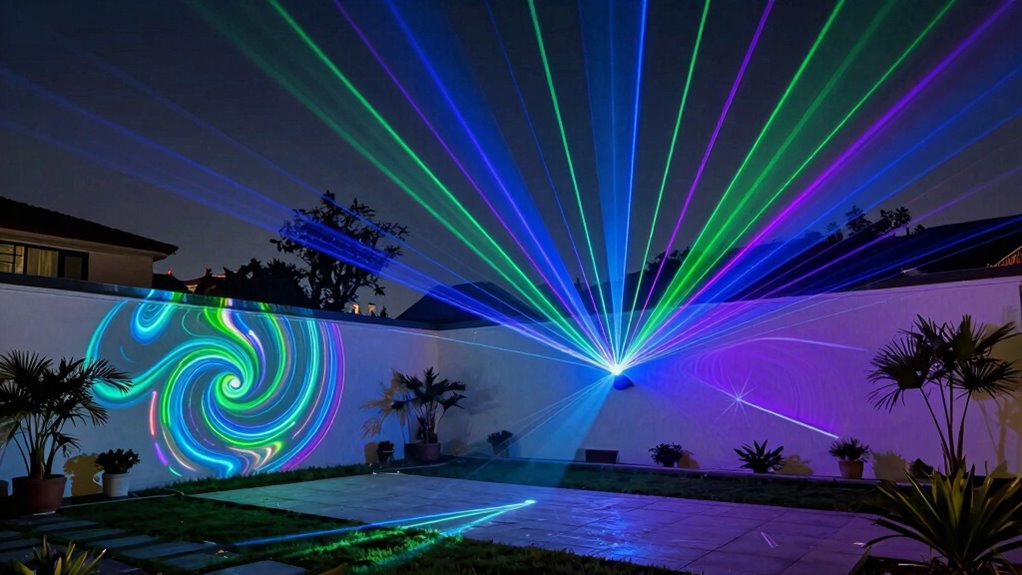 top laser outdoor projectors