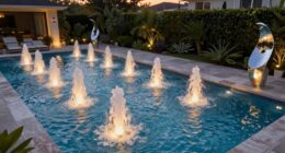 top luxury pool fountains