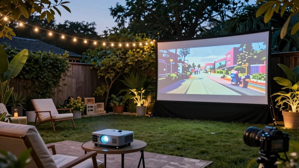 top outdoor 4k projectors