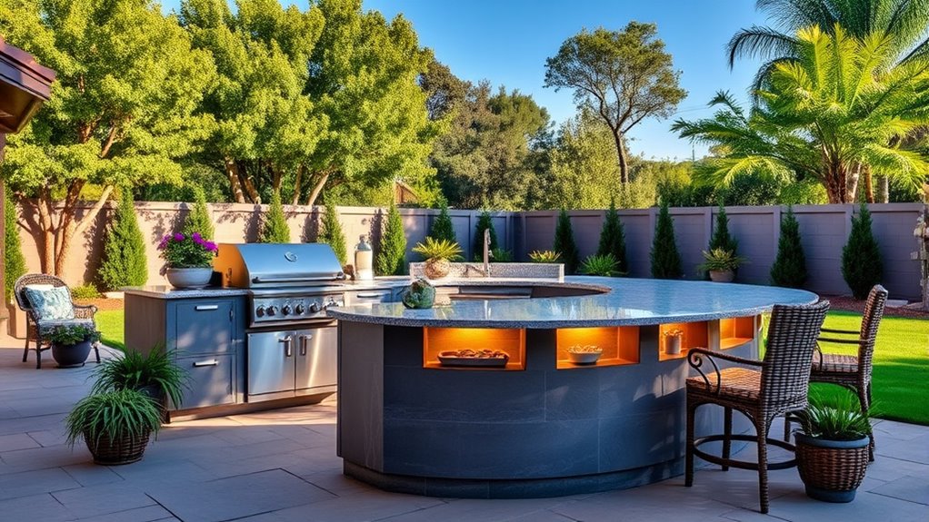 top outdoor kitchen islands