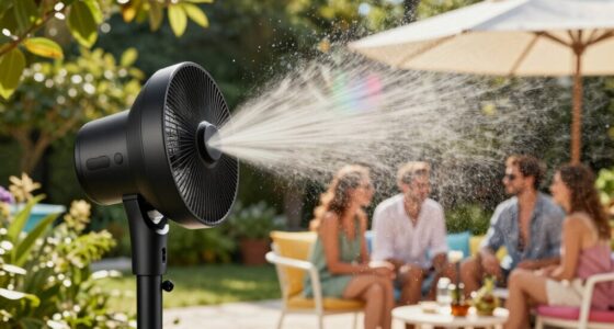 top outdoor misting fans