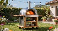 top outdoor pizza oven carts