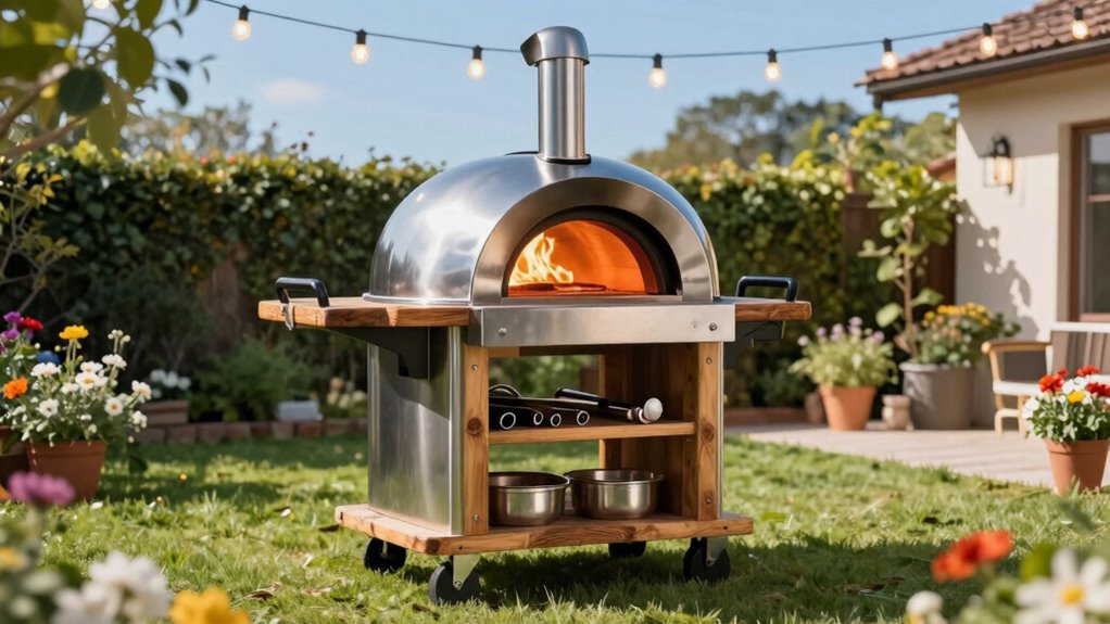 top outdoor pizza oven carts