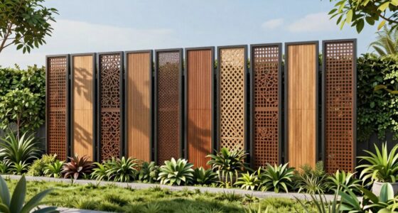 top outdoor privacy screen panels