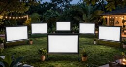 top outdoor projector screens
