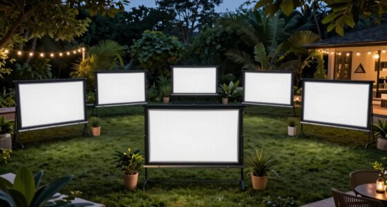 top outdoor projector screens