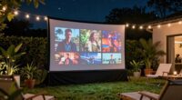 top outdoor projector screens