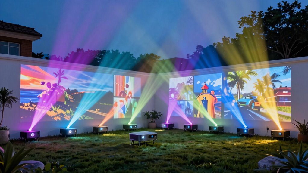 top outdoor projectors 2026