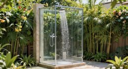 top outdoor shower enclosures
