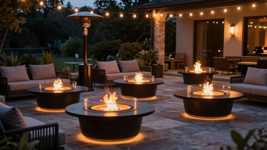top patio heater tables