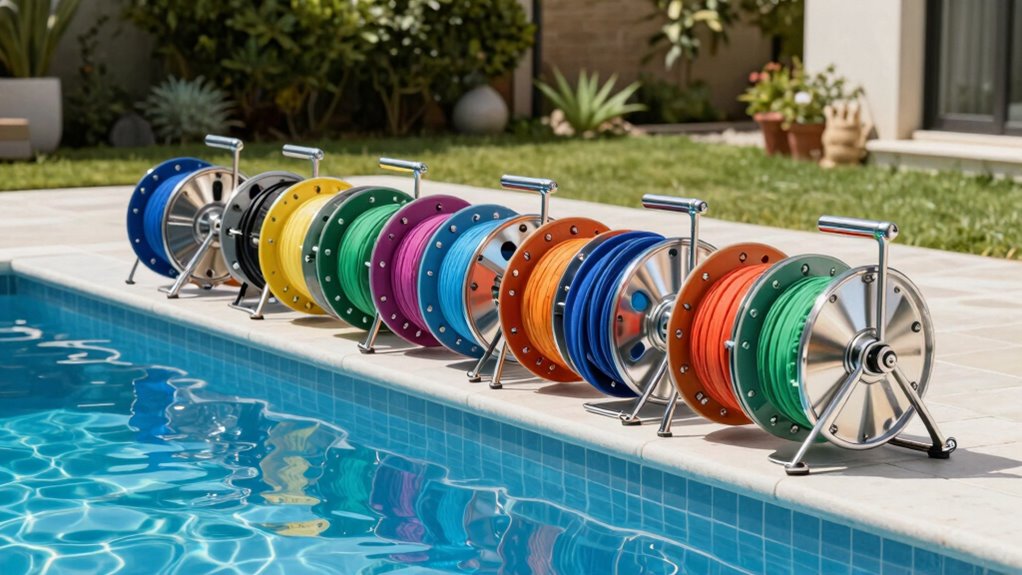 top pool cover reel options