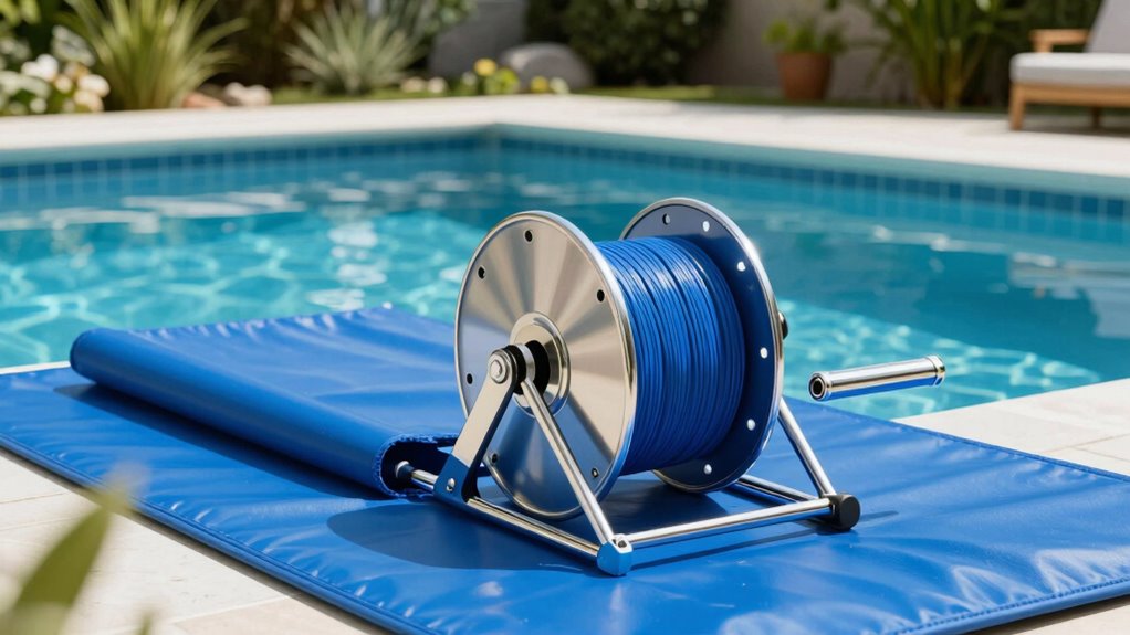 top pool cover reels