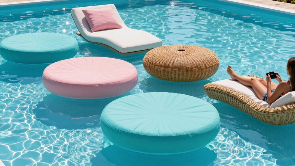 top pool floating loungers