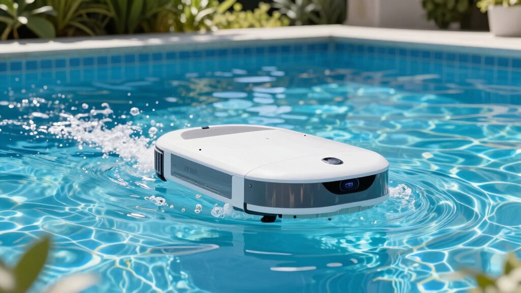 top pool skimmer robots