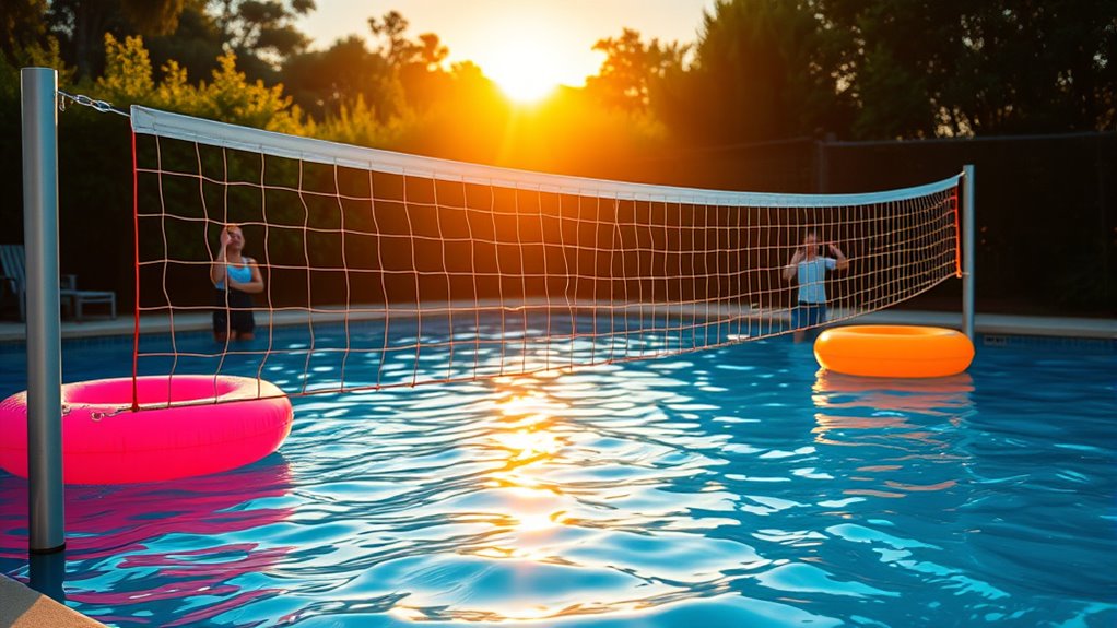 top pool volleyball nets
