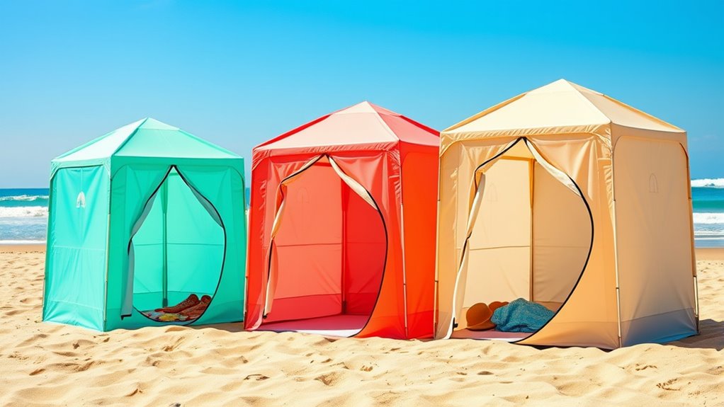 top portable beach changing tents