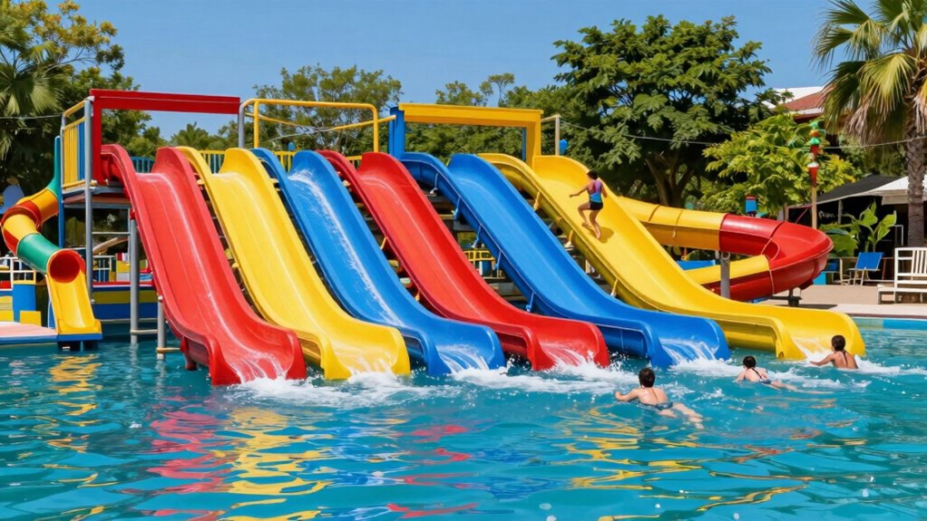 top rated lake water slides