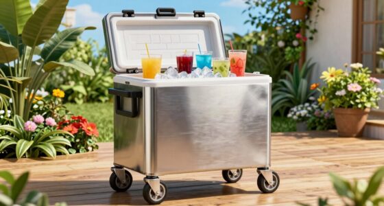 top rated patio cooler carts