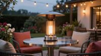 top rated patio heater tables