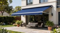 top retractable patio awnings