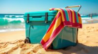top rolling beach coolers
