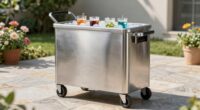 top rolling cooler carts