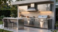 top stainless steel outdoor kitchens