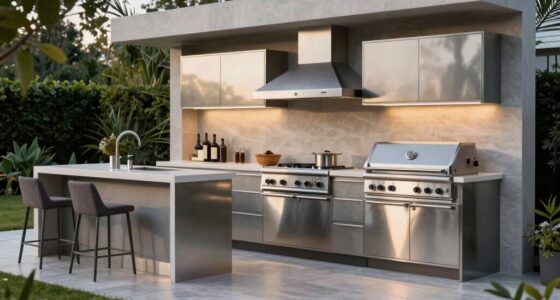 top stainless steel outdoor kitchens
