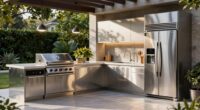 top stainless steel outdoor kitchens