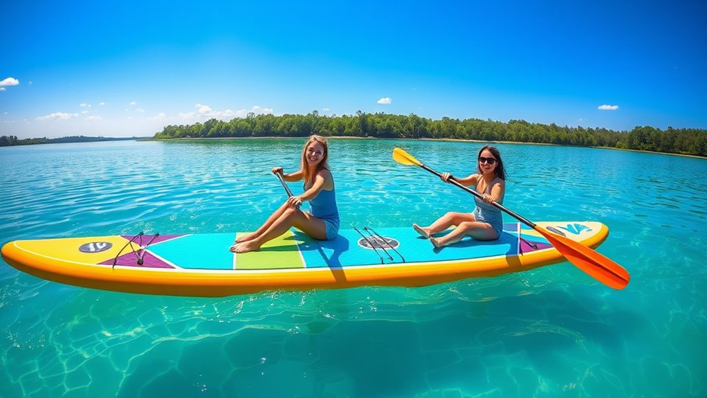 top tandem inflatable paddle boards