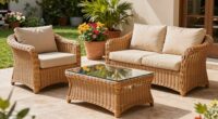 top wicker patio sets