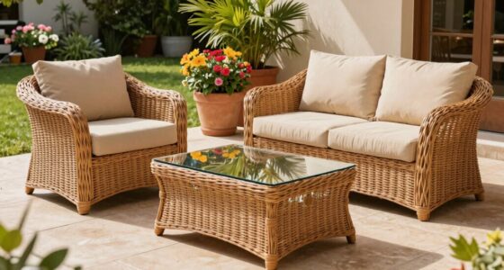 top wicker patio sets